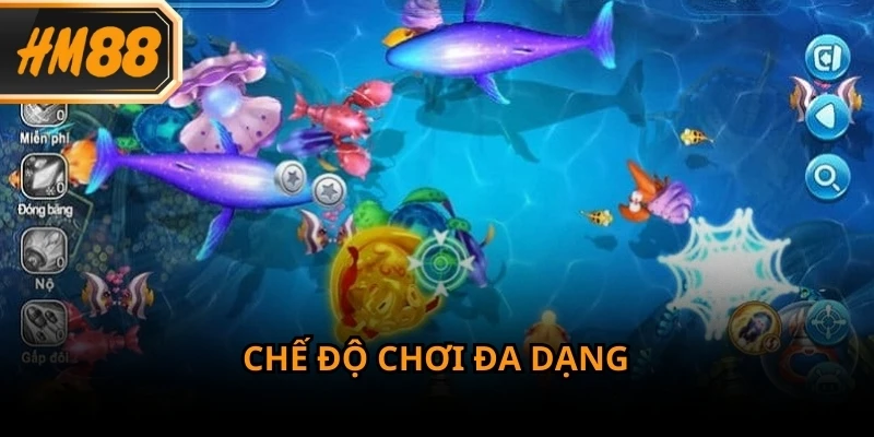 Bắn cá Ngũ Long xây dựng nhiều chế độ chơi với mức độ thử thách khác nhau