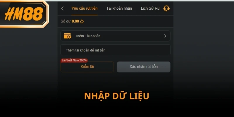 Chọn hình thức rút phù hợp với nhu cầu cá nhân khi rút tiền HM88